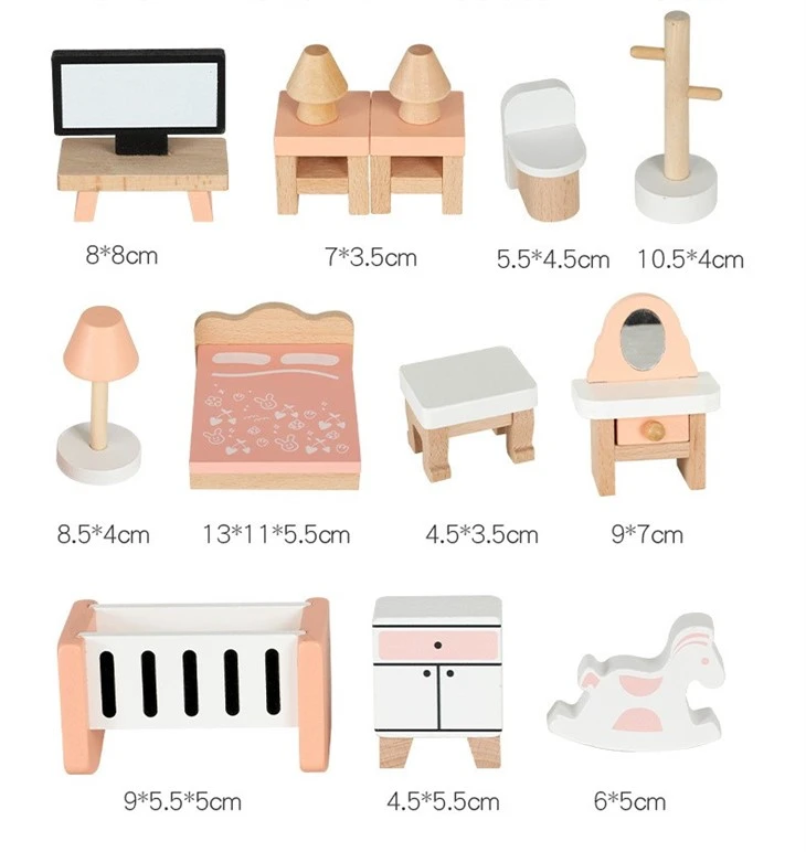 Wooden Mini Furniture Toys